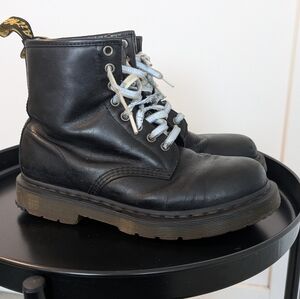 Dr. Martens 1460 WinterGrip Black Leather Boots Size 9W / 8M